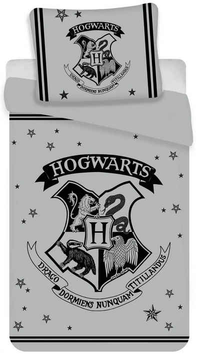 Bettwäsche Harry Potter - Hogwarts - Bettwäsche-Set, 135x200 & 80x80, Harry Potter, Baumwolle, 100% Baumwolle