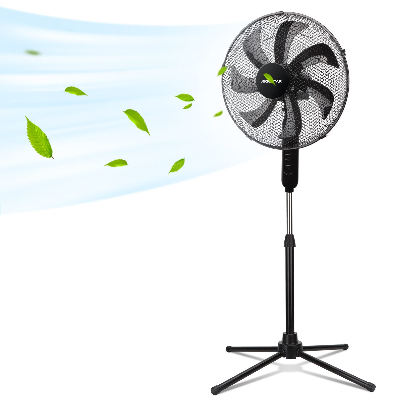 Aigostar Standventilator Standventilator, 3 Geschwindigkeiten, 7 günstig online kaufen