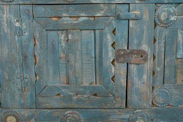 daslagerhaus living Sideboard Anrichte Vintage blau