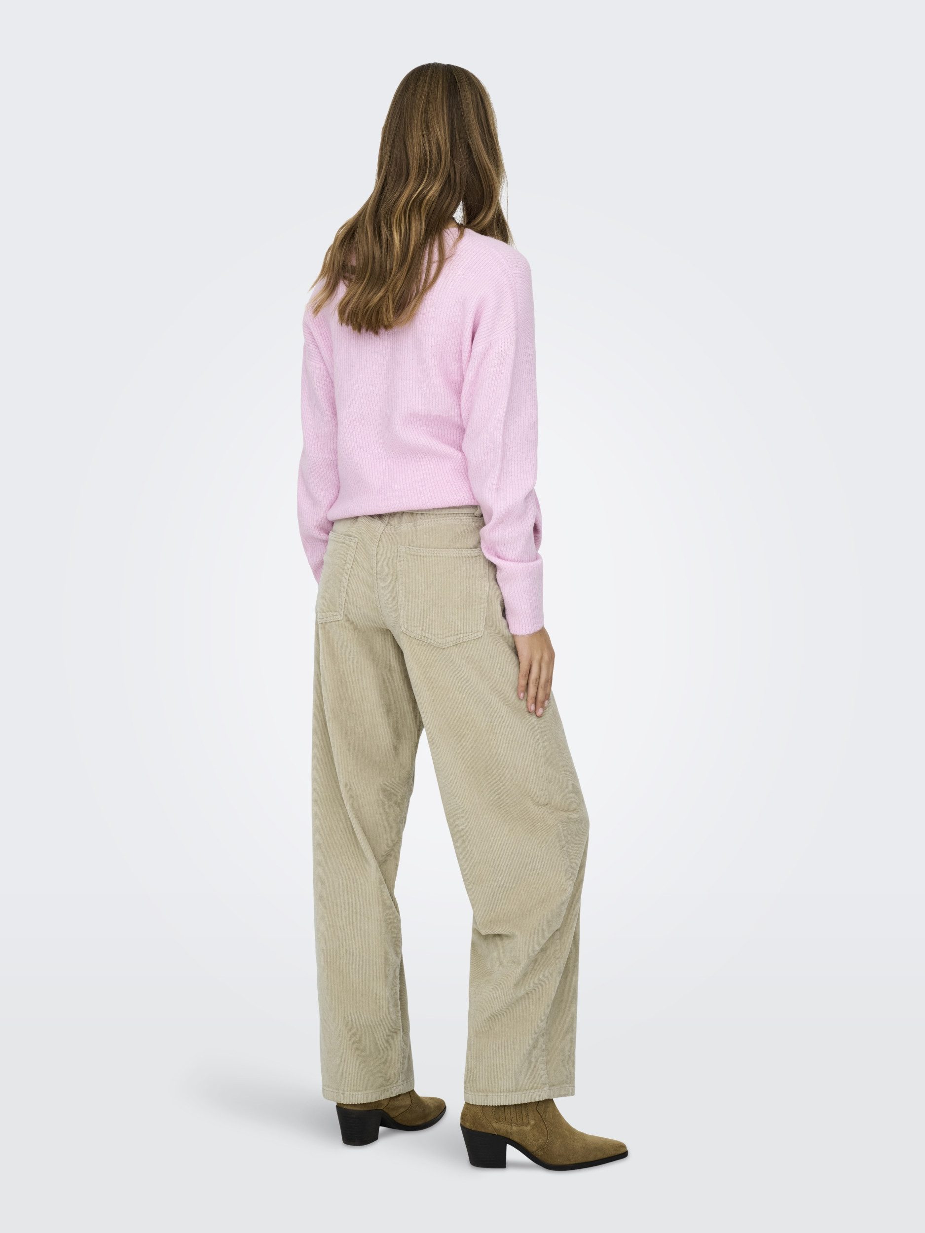 ONLY Stoffhose ONLGIANNA-GLOBAL MW STR BELT CORD P