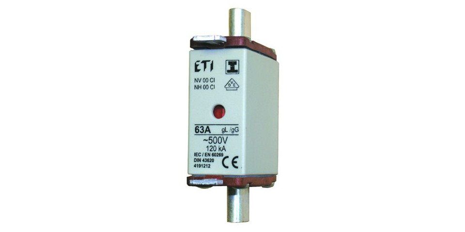 ETI Einbausicherung ETI NH-Sicherungseinsatz 25A Розмір C00