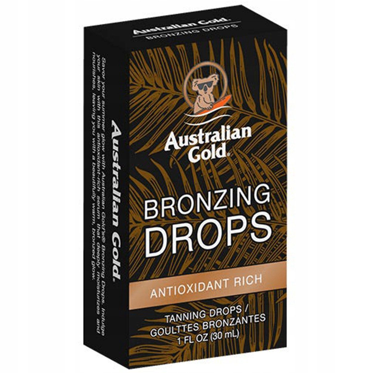 Australian Gold Selbstbräunungskonzentrat Australian Gold Bronzing Drops Selbstbräunungstropfen 30 ml, 1-tlg., Mit Gesichtscreme oder Körperlotion mischbar für dosierbare Bräune