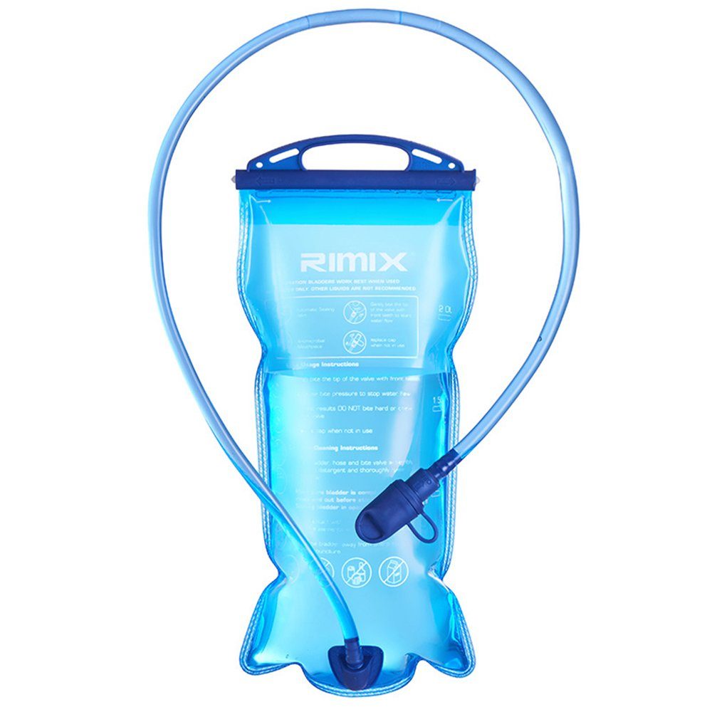 GelldG mit Trinkblase auslaufsicher 2L Beissventil, Wasserbehälter Trinkblase