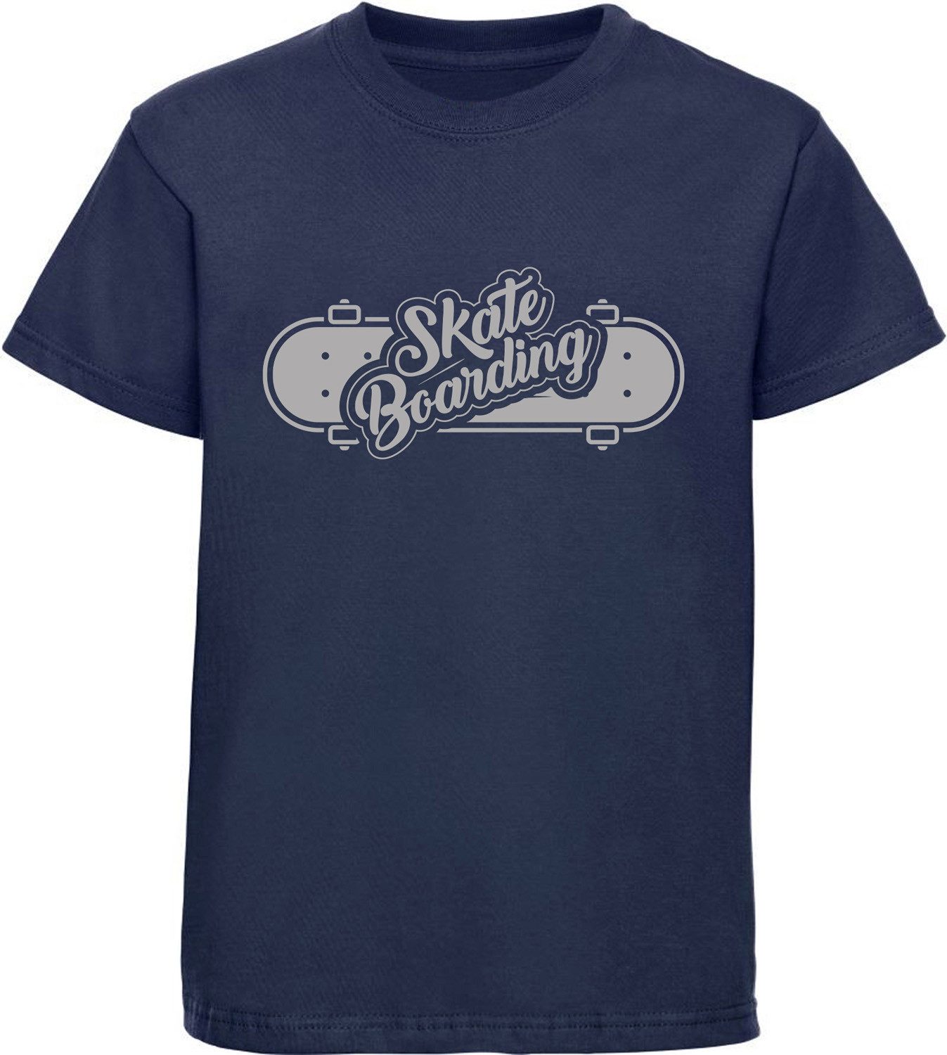 T-Shirt Kinder Print Shirt Skateboard mit Skateboarding