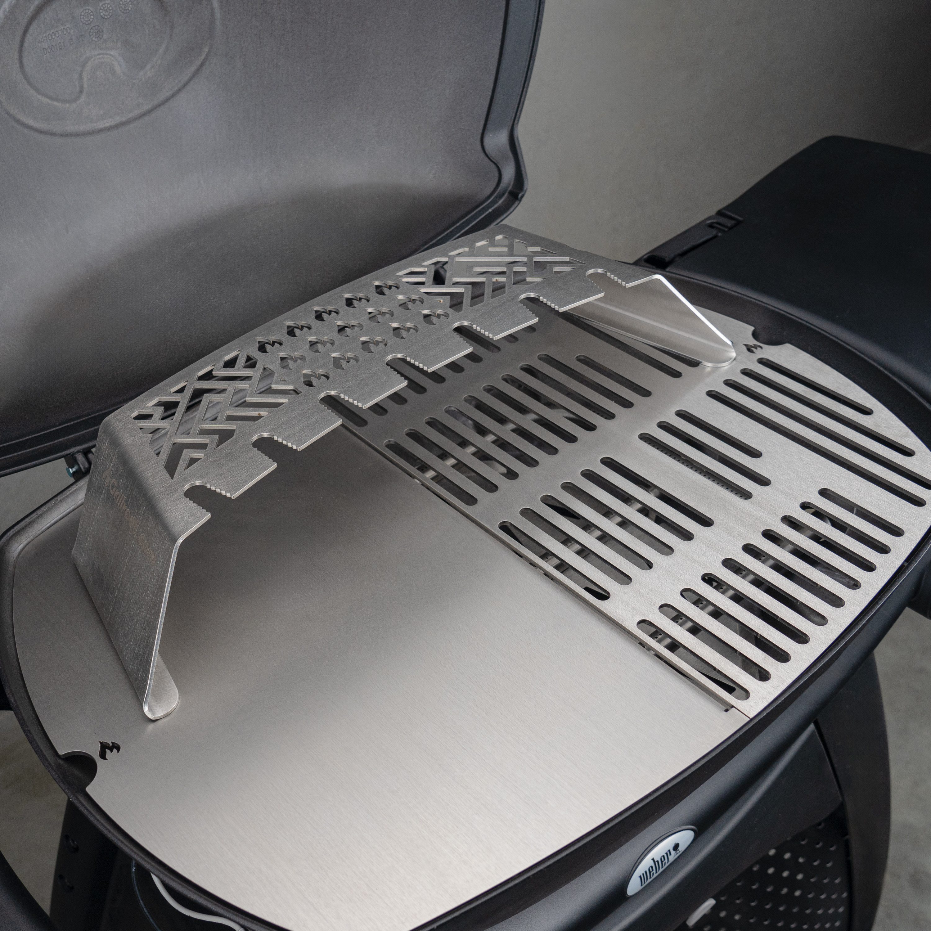 Grillrost.com BBQ Grillrost BBQ Warmhalterost Weber Q300/3000 Q200/Q2000, Made in Germany