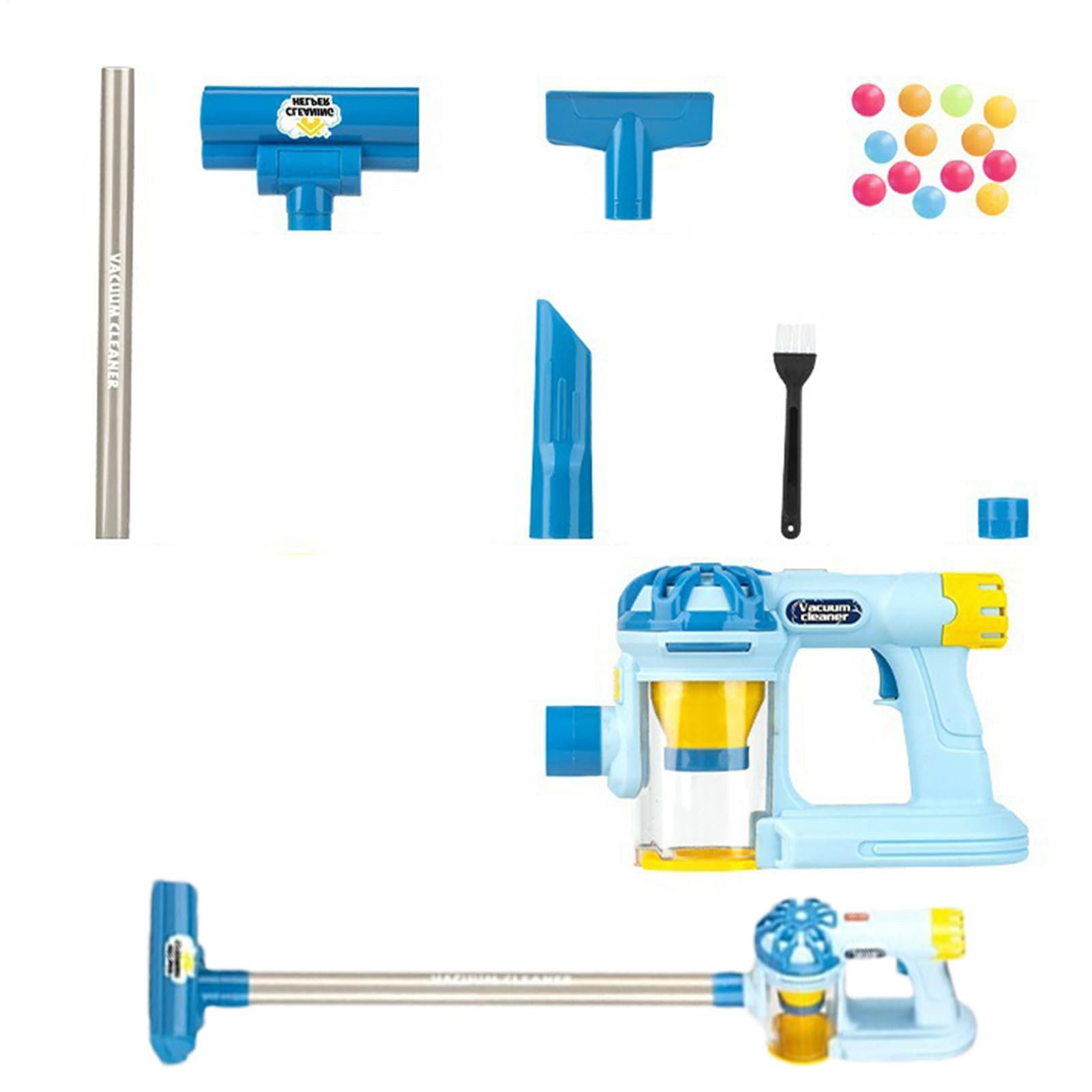 CLTYQ Kinder-Staubsauger Reinigungswerkzeuge Spielzeugstaubsauger,Simulation, elektrisch, Interaktives Modell mit Licht- und Soundfunktion, (Erweiterte Version)
