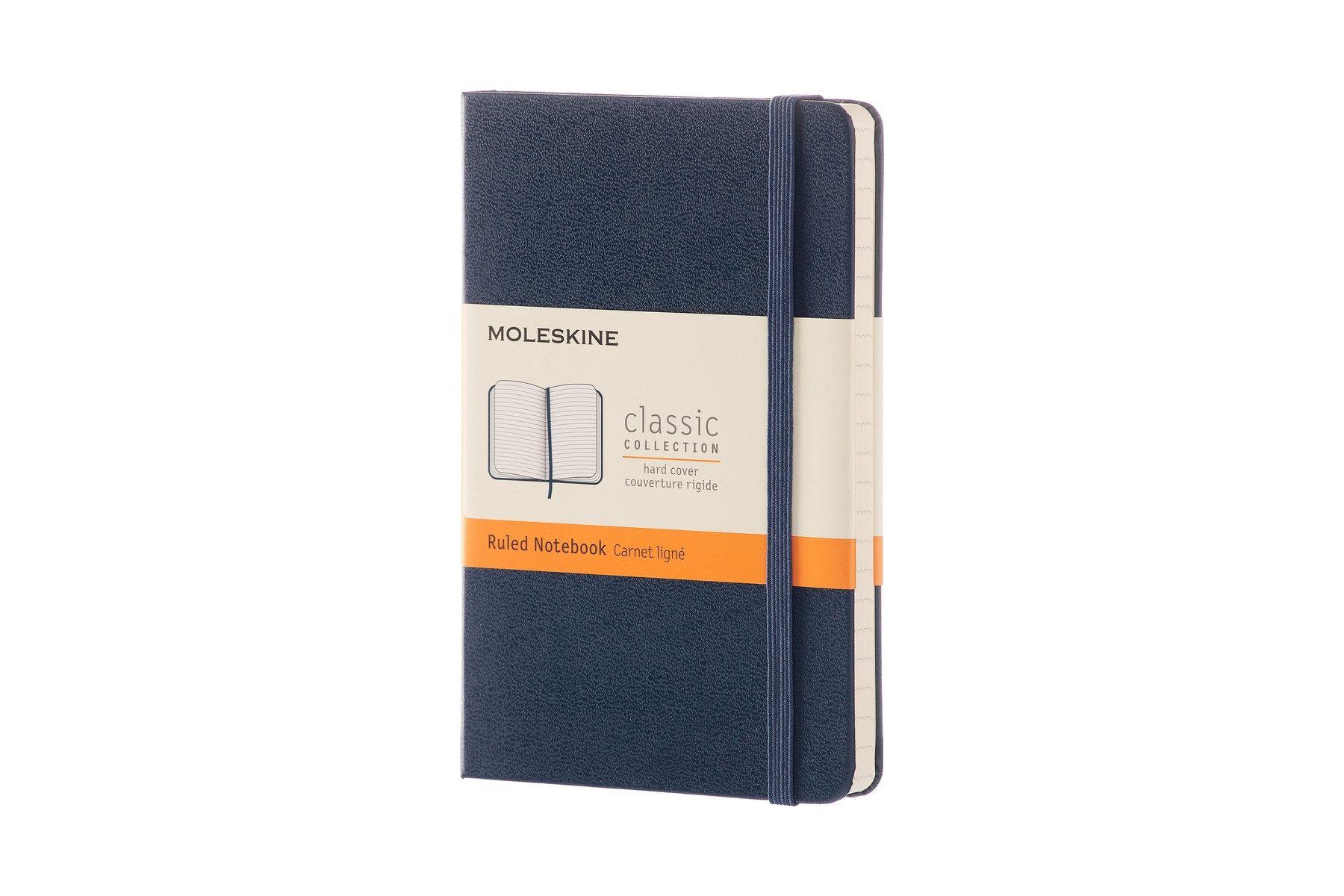 MOLESKINE Notizbuch, Classic Collection P/A6 Pocket (9x14) mit festem Einband - 70g-Papier
