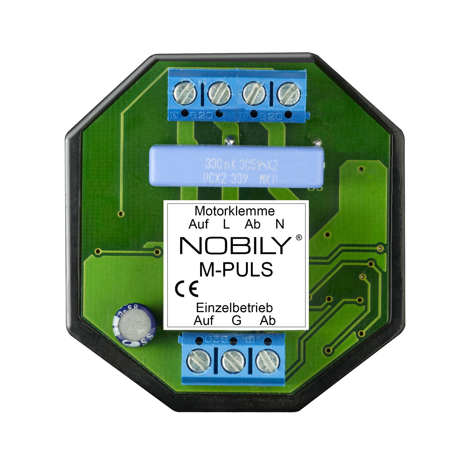 Nobily Rollladen-Trennrelais Mehrpunktsteuerrelais M-PULS Selbsthaltung, mit Einzelbedienung & Selbsthaltung