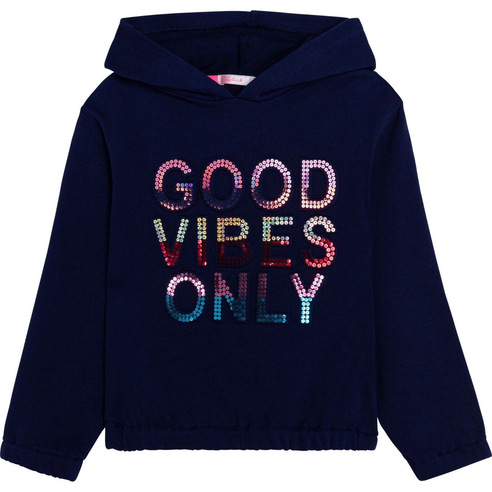 Hoodie Billieblsuh Hoodie dunkelblau mit Pailletten Schriftzug