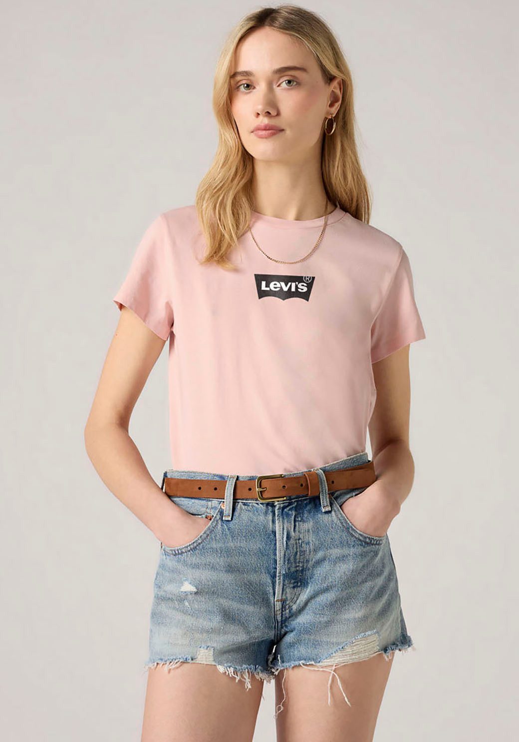 Levi's® T-Shirt LSE THE PERFECT TEE mit Logo Print günstig online kaufen