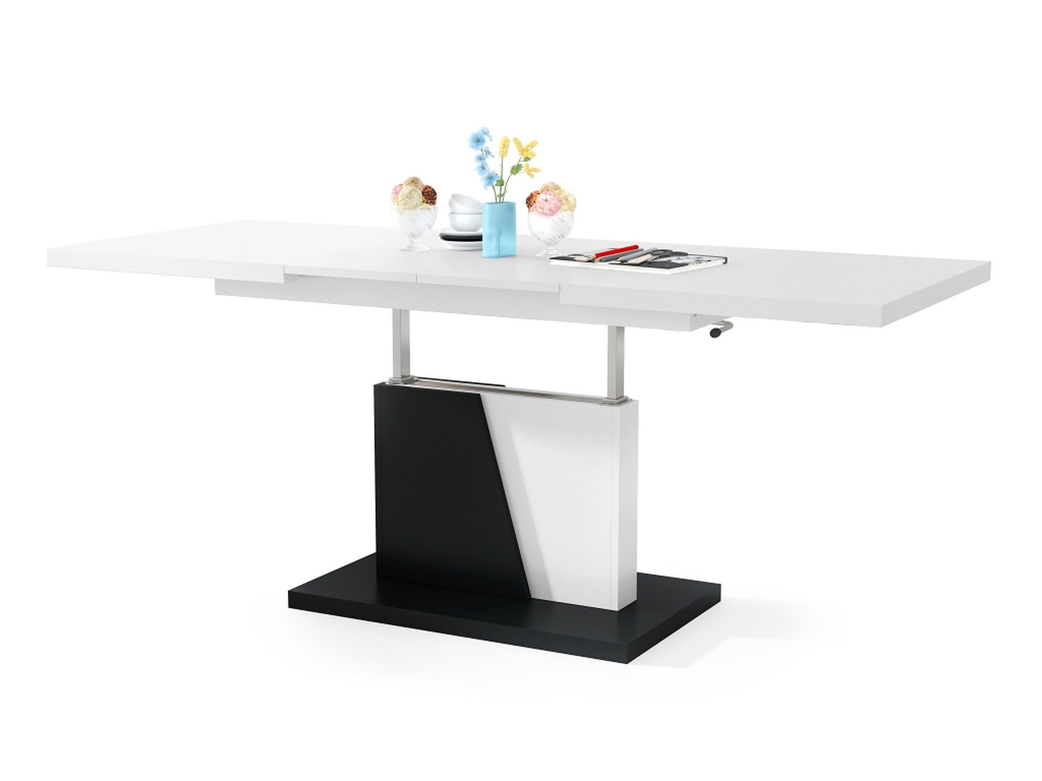 Mazzoni Couchtisch Grand Noir Weiß matt günstig online kaufen