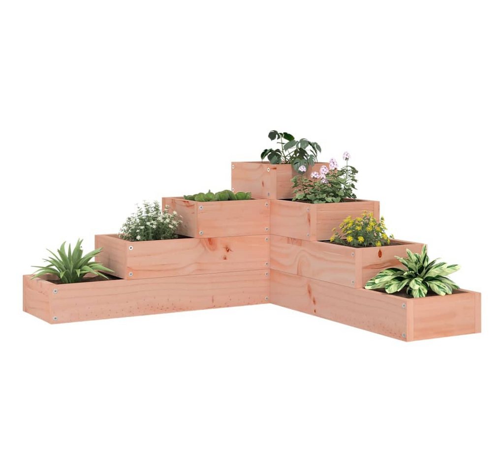 Thumbnail - vidaXL Pflanzentreppe, Blumentreppe 4 Stufen 80,5x79x36 cm Massivholz Douglasie