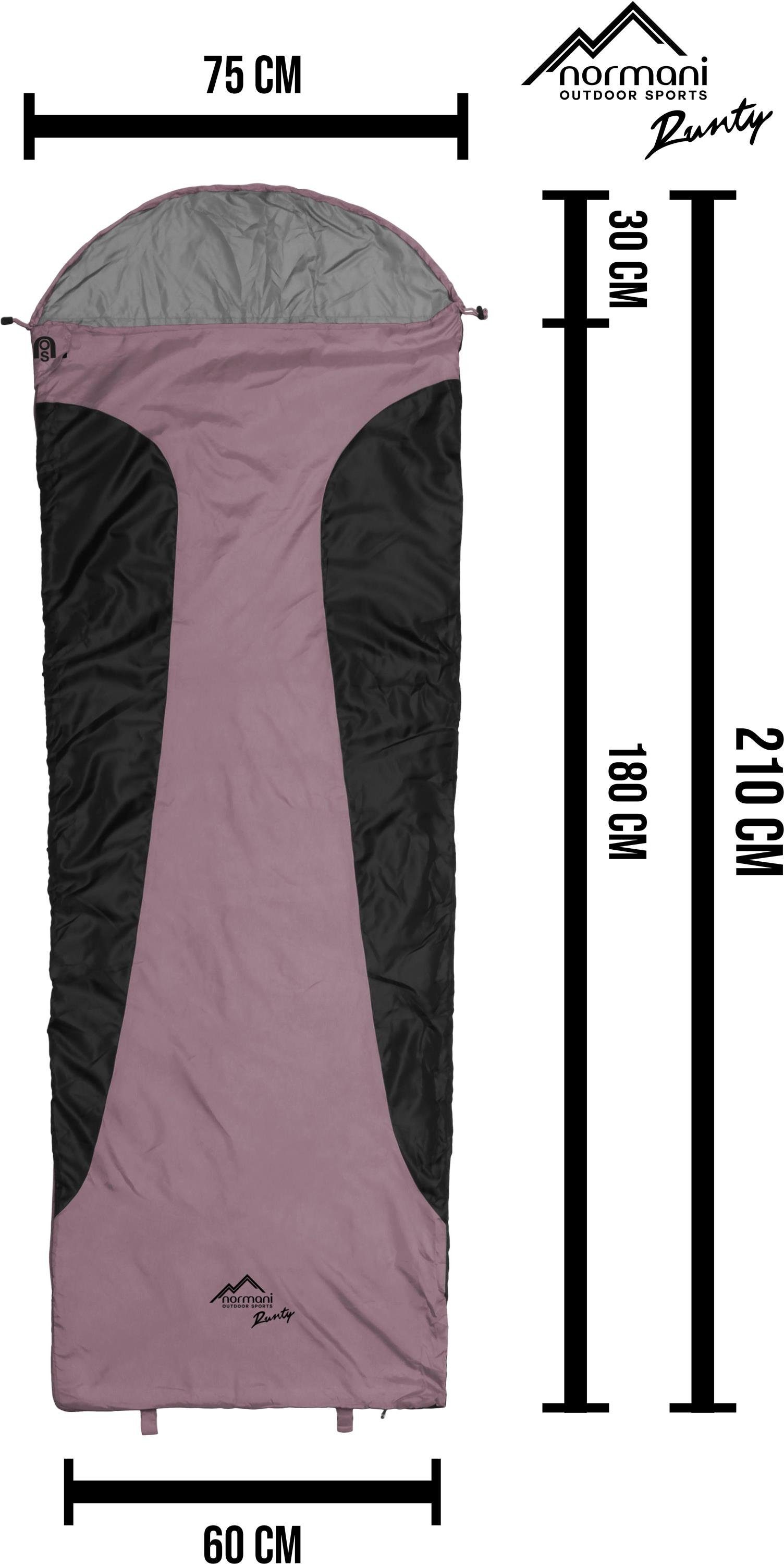 normani Deckenschlafsack Ultralight-Schlafsack (RV rechts) Runty, Ultraleicher, kompakter Einzelschlafsack mit 3D Microtech - 570 g – Bild 4 von 5