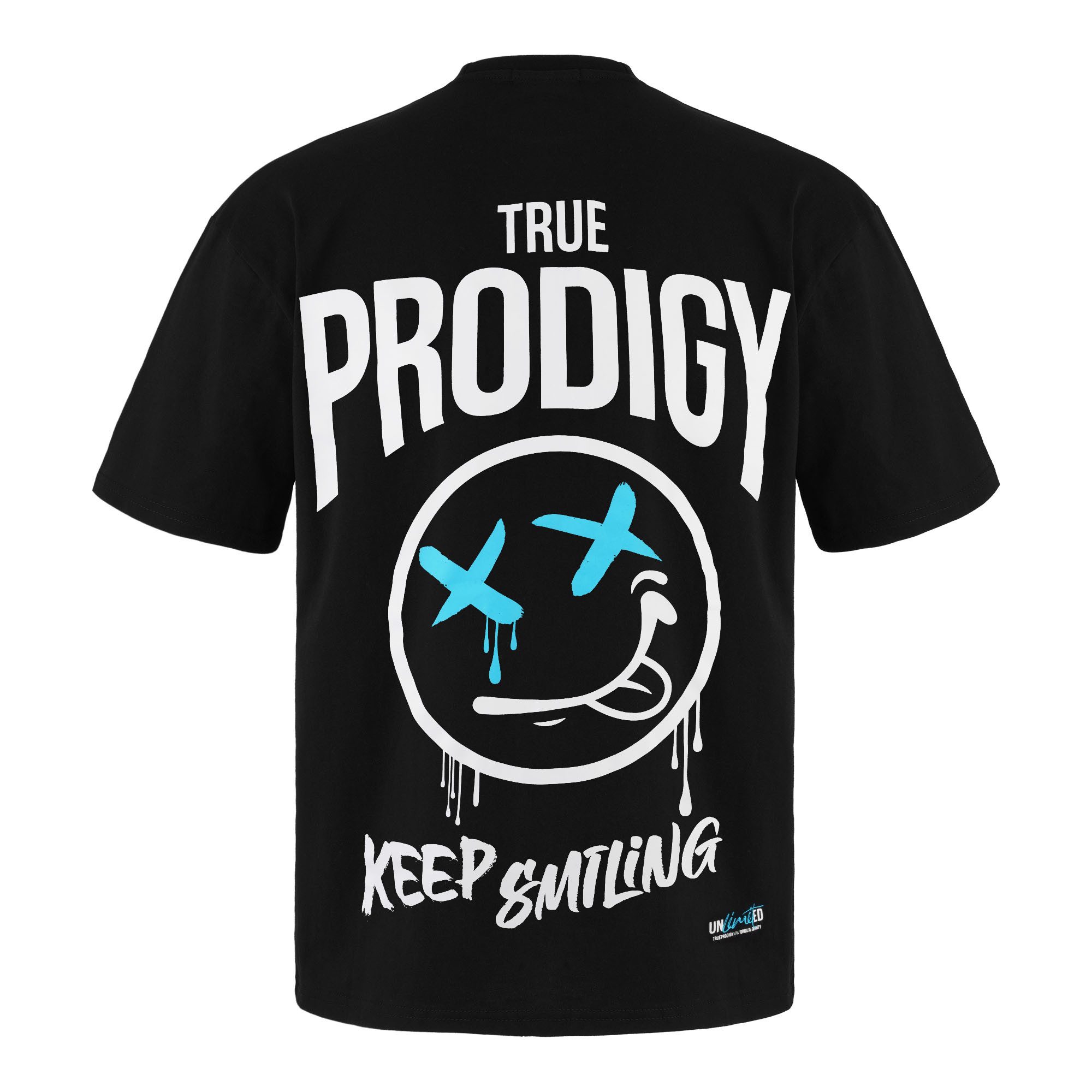 trueprodigy Oversize-Shirt Kenji Logoprint Rundhals dicker Stoff günstig online kaufen