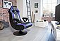 Wohnling Gaming Chair »WL8.025BT«, Soundchair in Blau-Weiß-Schwarz mit Bluetooth, Racing Musiksessel eingebaute Lautsprechern, Multimediasessel Gamer, 1.1 Soundsystem - Subwoofer, Music Sessel Rocker Chair, Bild 2