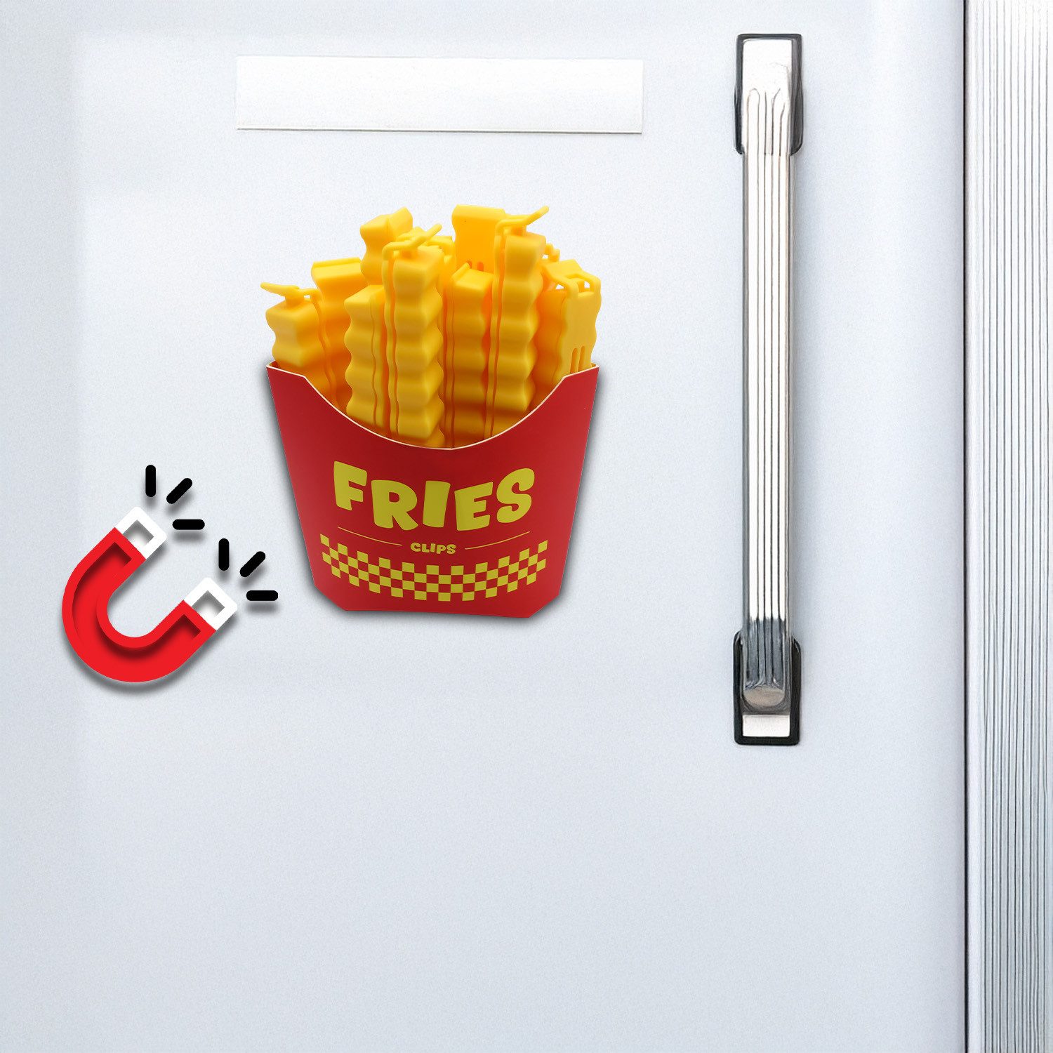 Mad Monkey Verschlussklammer Mad Monkey - Verschlussclips "Pommes"