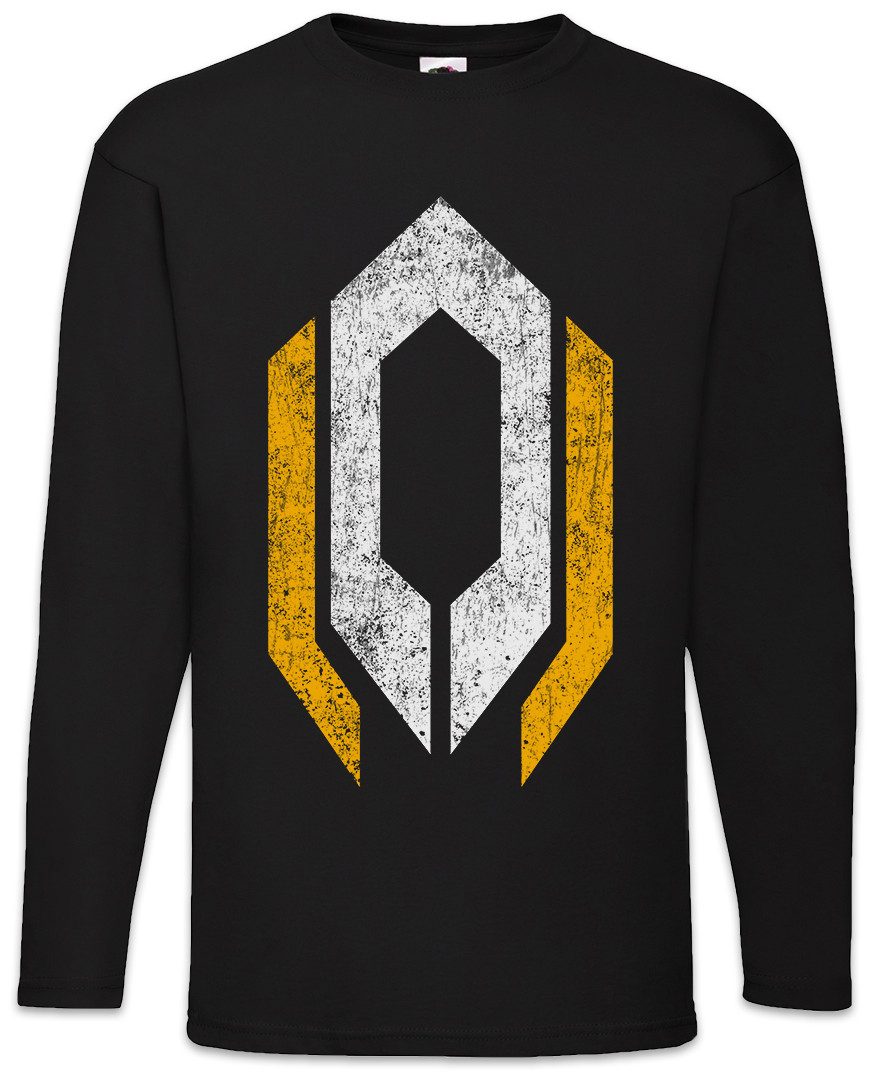 Langarmshirt Cerberus Logo Langarm T-Shirt Gamer Shepard Mass Sign Zeichen Effect
