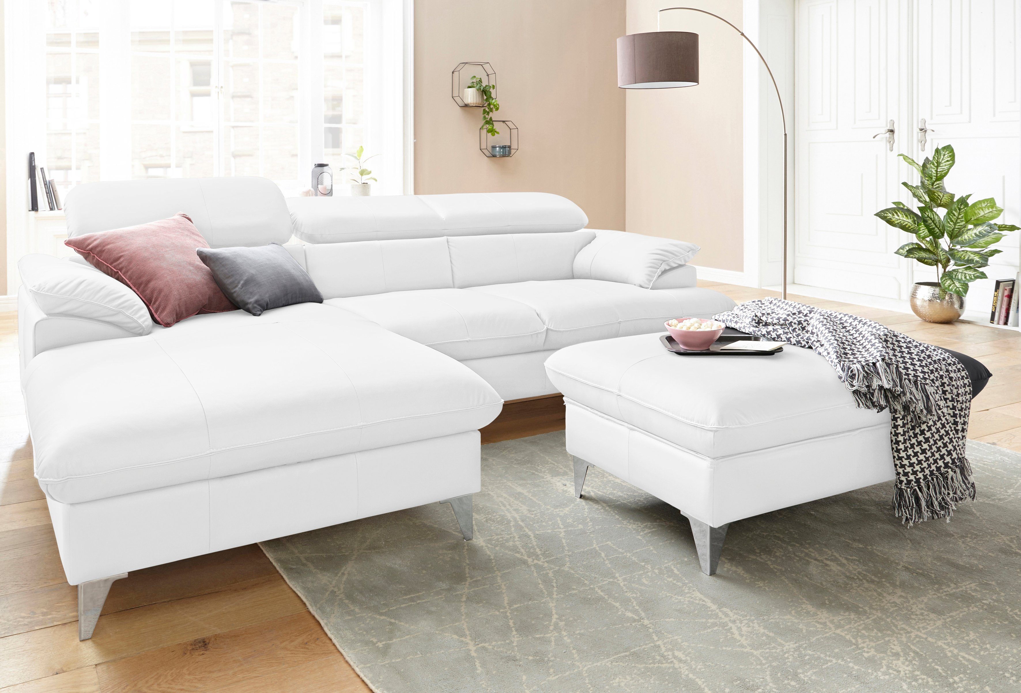 COTTA Polstergarnitur "Caluso L-Form", (2 tlg.), Set bestehend aus: Ecksofa günstig online kaufen