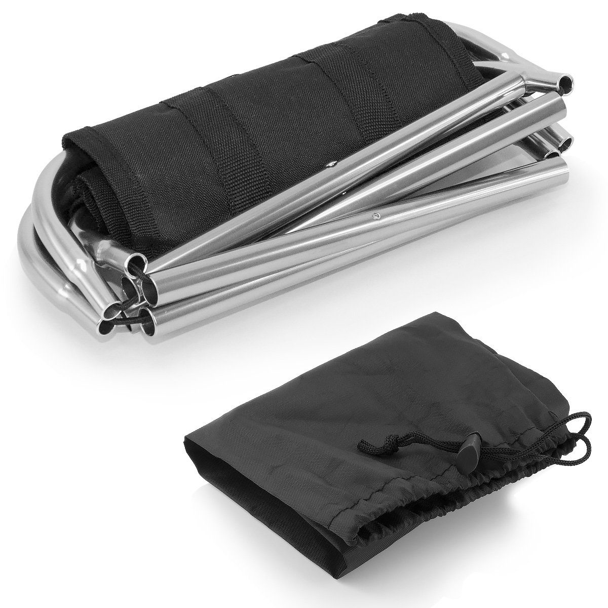 MidGard Klappstuhl Campinghocker Faltstuhl Falthocker aus Aluminium Reiseho günstig online kaufen