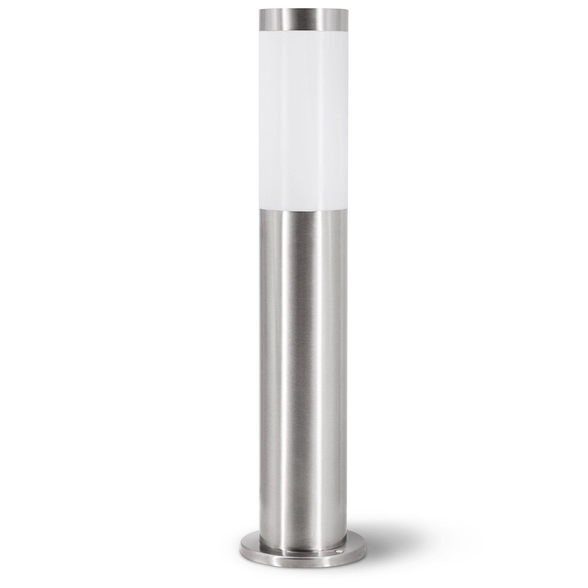 linovum LED Außen-Wandleuchte Wegeleuchte BOSEA-A Leuchtmittel nicht Pollerleuchte 1x 50cm, E27 Sockel mit Leuchtmittel Hoehe - inklusive nicht inklusive