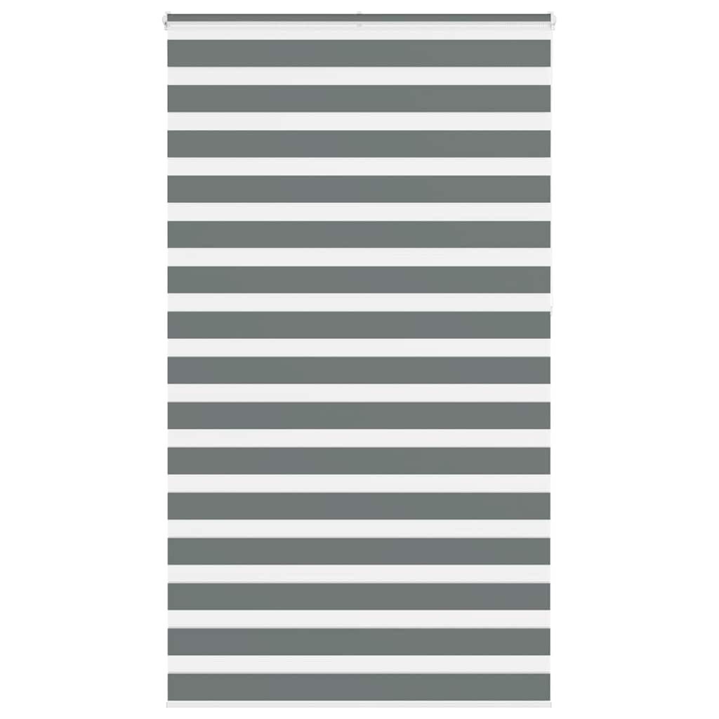 Rollo Doppelrollo Dunkelgrau 135x230 cm Stoffbreite 130,9 cm Polyester, vidaXL