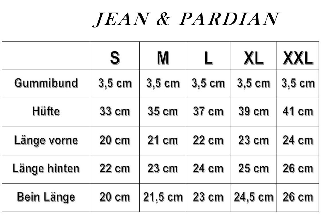 Jean&Pardian Boxershorts 8er aus für Herren Baumwolle 95% Schwarz Boxershorts (8er Jean&Pardian Pack) Pack Retro
