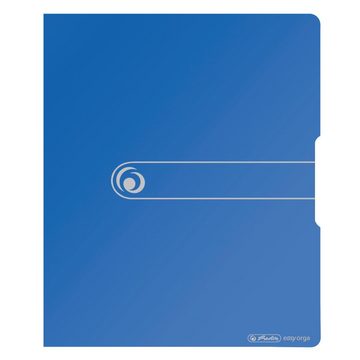 Herlitz Aktenordner Herlitz Ringbuch / DIN A4 / 16mm Füllhöhe / aus PP / Farbe: opak blau