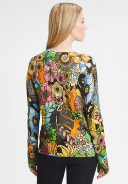 Princess goes Hollywood Strickpullover mit Blumen-Muster mit modernem Design