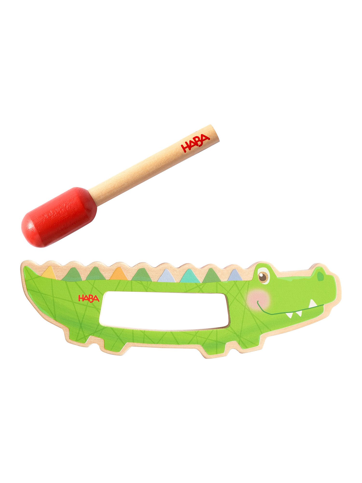 Haba Spielzeug-Musikinstrument Guiro Krokodil, unisex neutral
