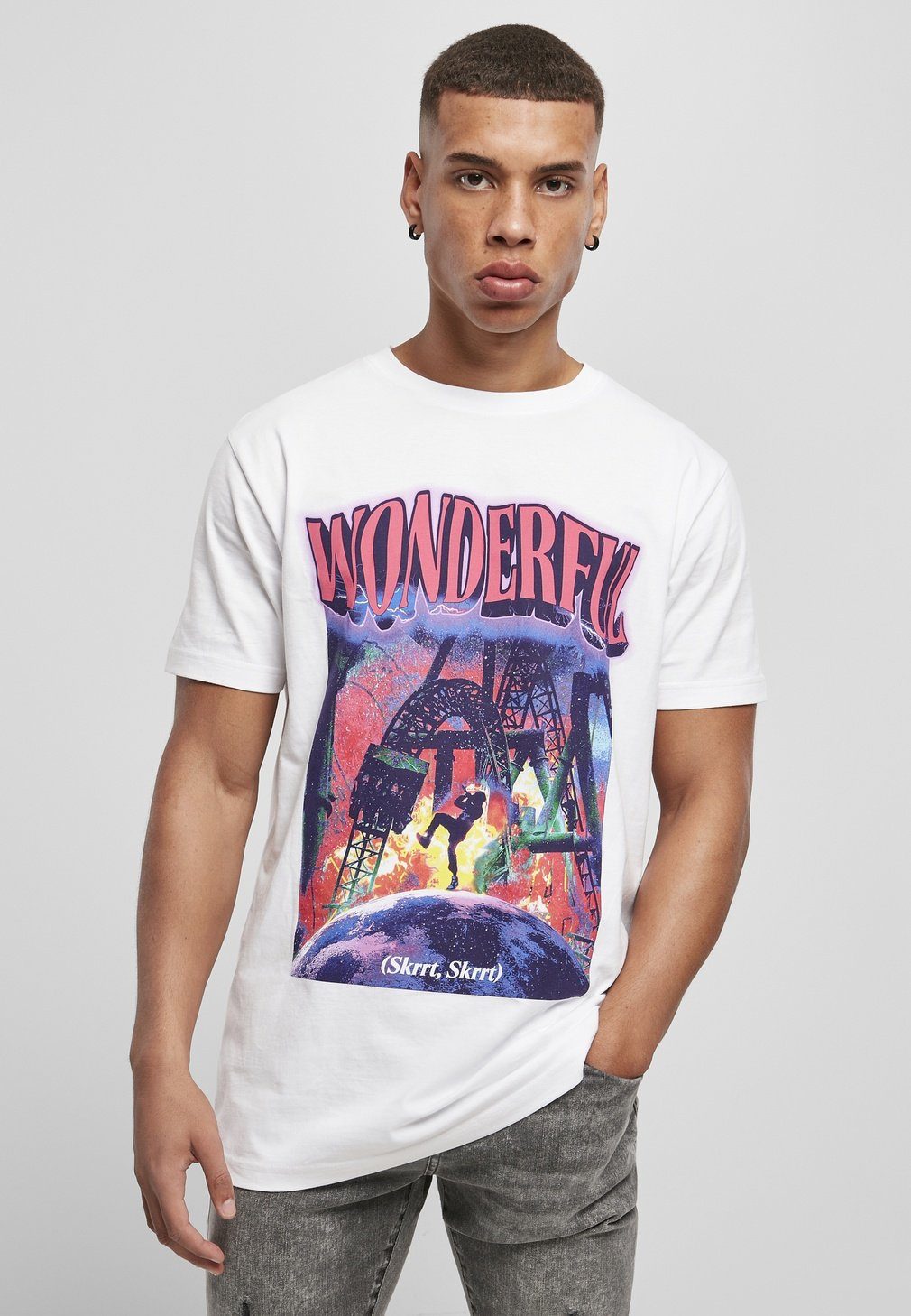 MisterTee T-Shirt "MisterTee Herren Wonderful Tee", (1 tlg.) günstig online kaufen