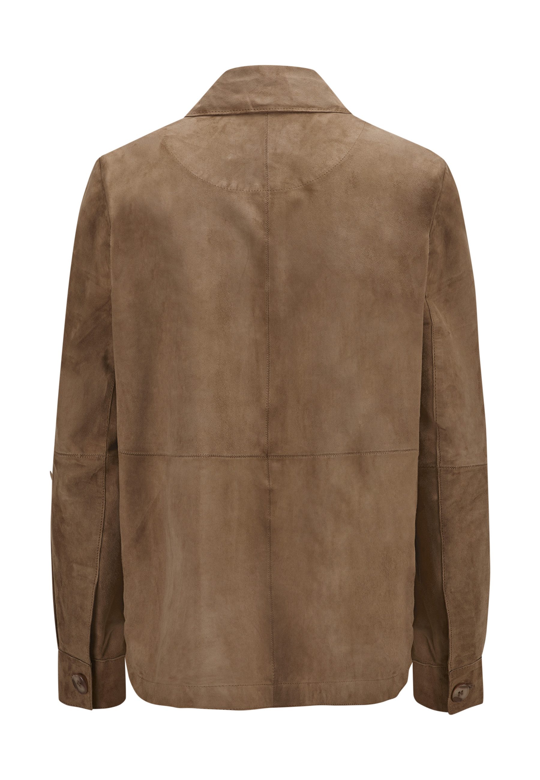 Milestone Hemdjacke MSVicki Damen Overshirt Übergangsjacke klassisch