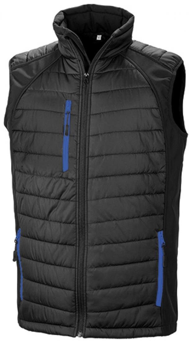 Result Funktionsweste Herren Black Compass Softshell Gilet