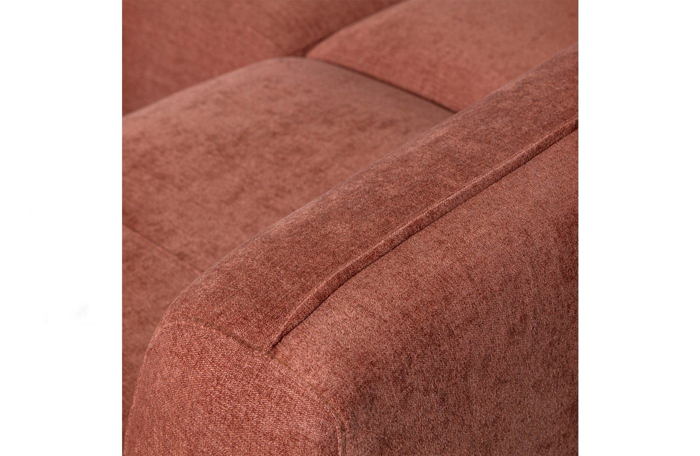 Ecksofa WOOOD Rosa, rechts freistellbar Polly Wohnlandschaft - Stoff