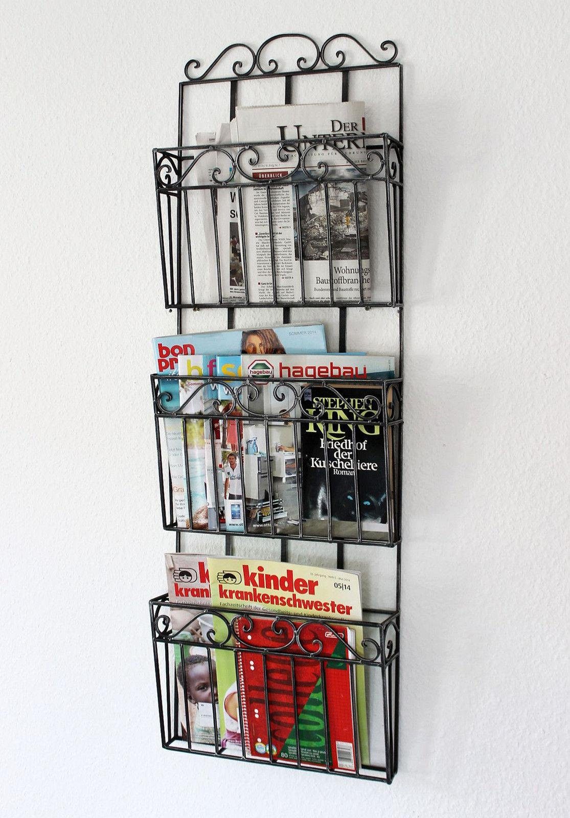 DanDiBo Zeitungsständer Wandregal 09911 Magazinhalter 101 günstig online kaufen