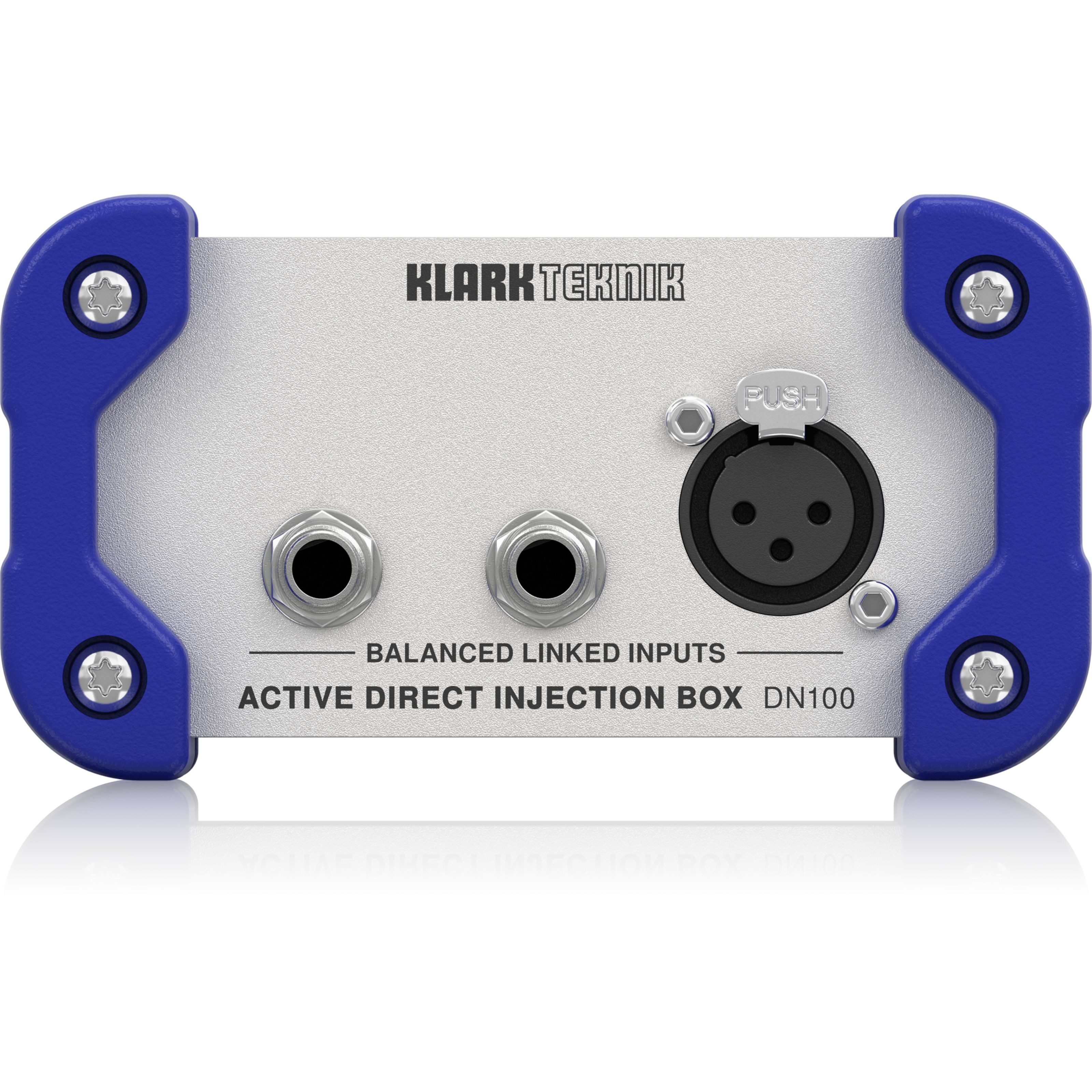 Klark Teknik Audio-Wandler, (Zubehör, DI-Boxen), DN100 V2 - DI Box