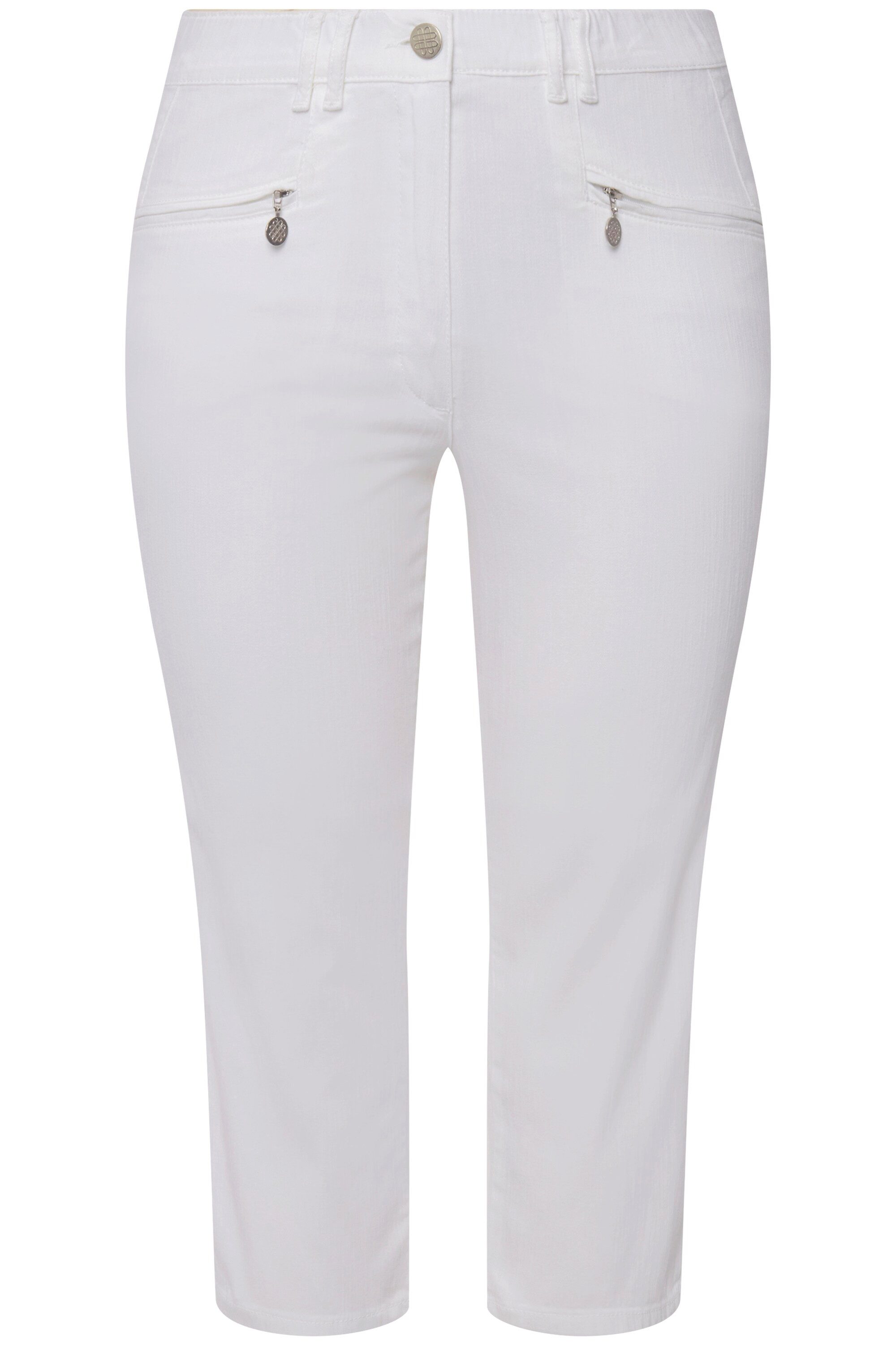 Ulla Popken Funktionshose Hose Mony wadenlang Zipptaschen Stretch günstig online kaufen