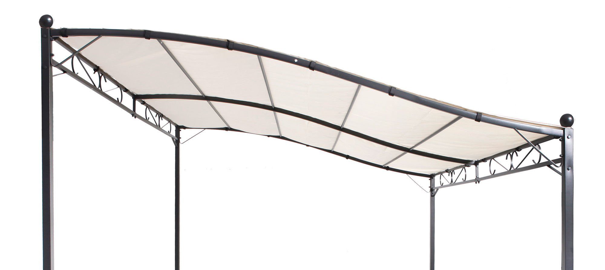 Spetebo Pavillon-Ersatzdach Ersatzdach Anbaupavillon 3x2,5 m günstig online kaufen