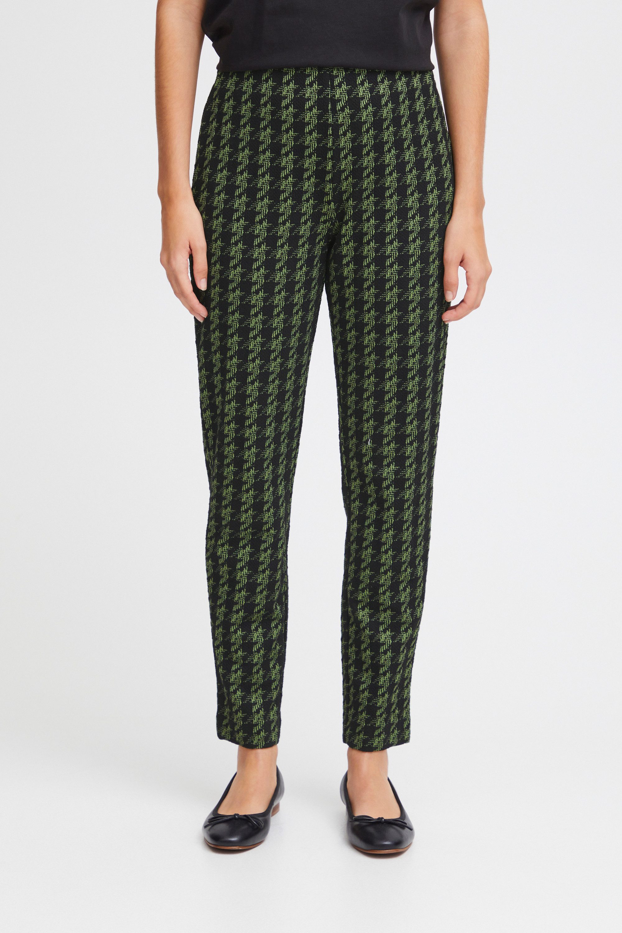 ICHI Stoffhose IHKATE HOUNDSTOOTH PA