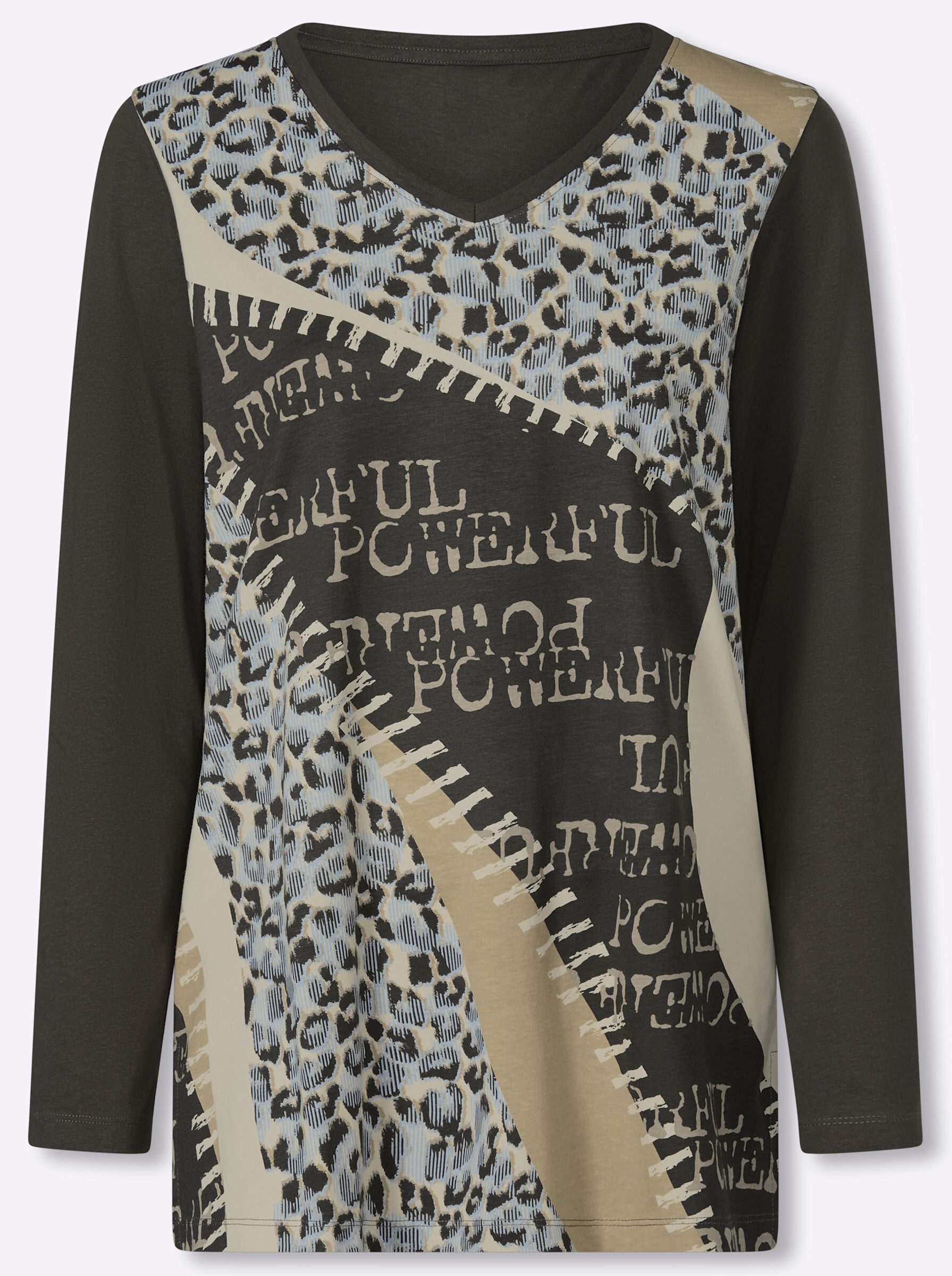 Sieh an! T-Shirt Longshirt Langarm – Bild 4 von 5