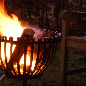 Linoows Feuerkorb Feuerkorb in Tulpenform, Gartenfeuer, Feuerschale, (Feuerkorb mit Untergestell)