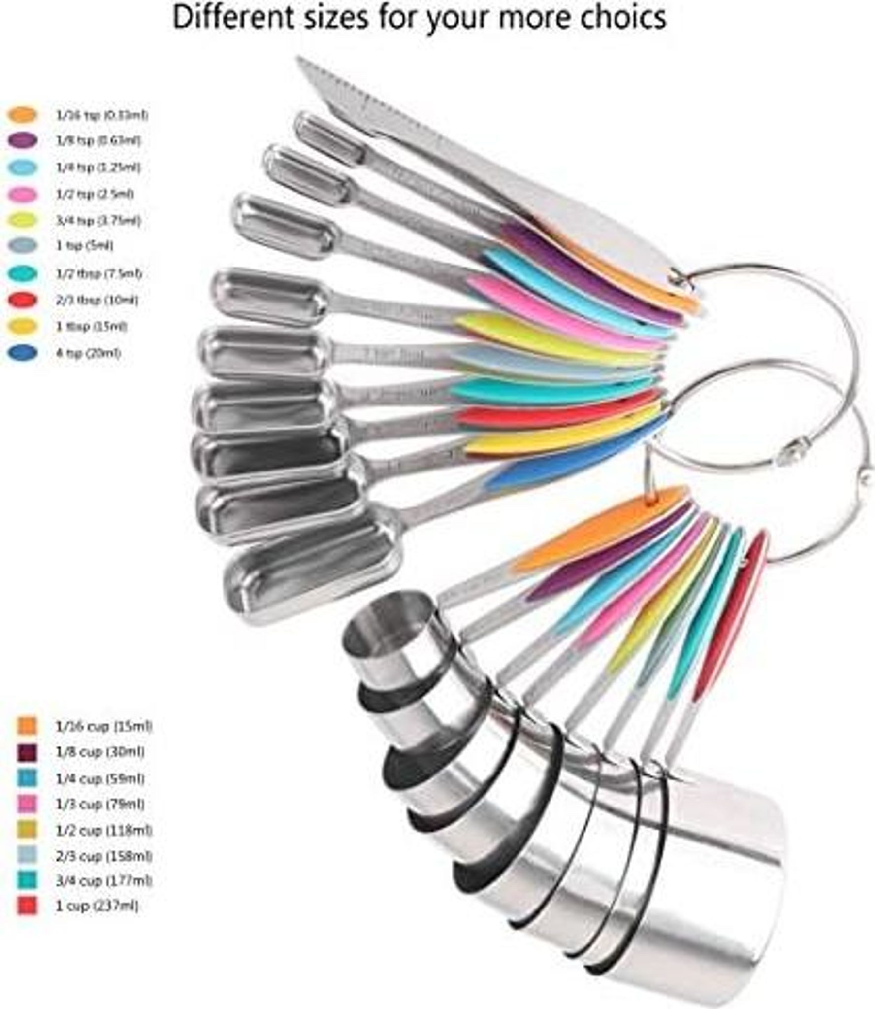 FELIXLEO Messlöffel "Hochwertiger Edelstahl sorgt für Rostfreiheit und Langlebigkeit ", (1-St)