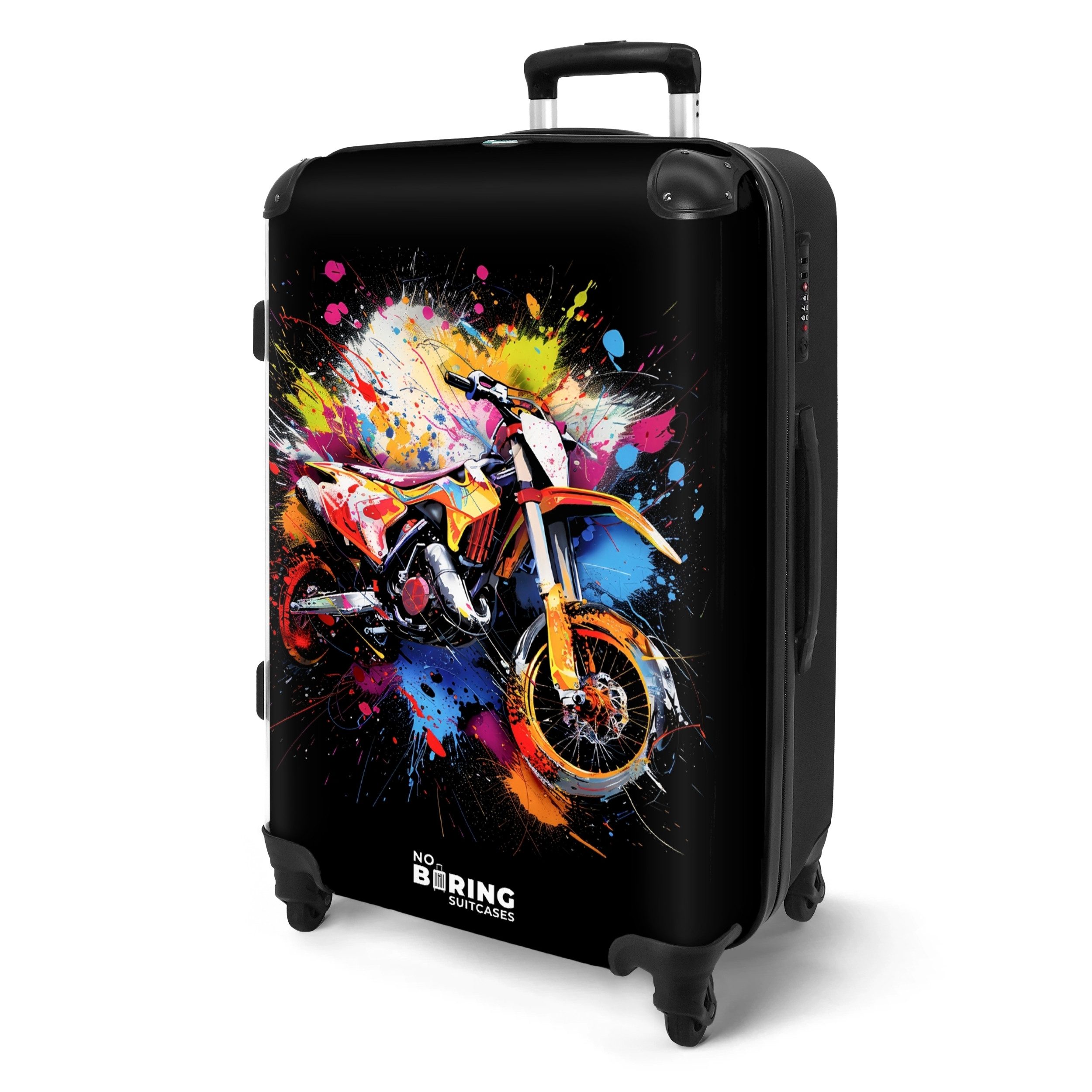 NoBoringSuitcases.com© Hartschalen-Trolley Motor mit bunter Farbe günstig online kaufen