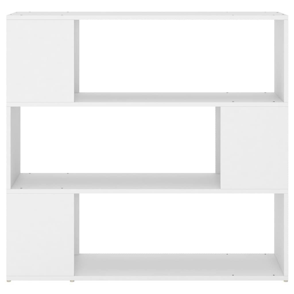 furnicato Raumteiler Weiß cm 100x24x94 Bücherregal