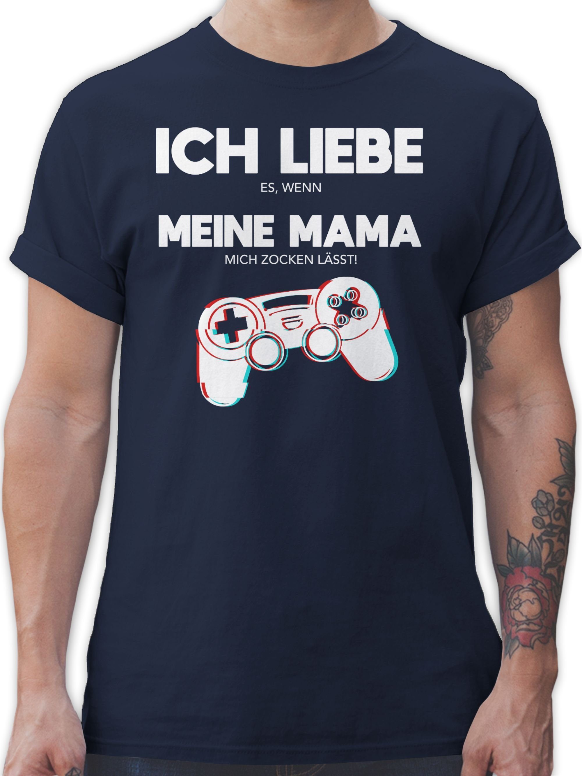 Shirtracer T-Shirt Ich liebe es, wenn meine Mama mich zocken lässt - Contro günstig online kaufen