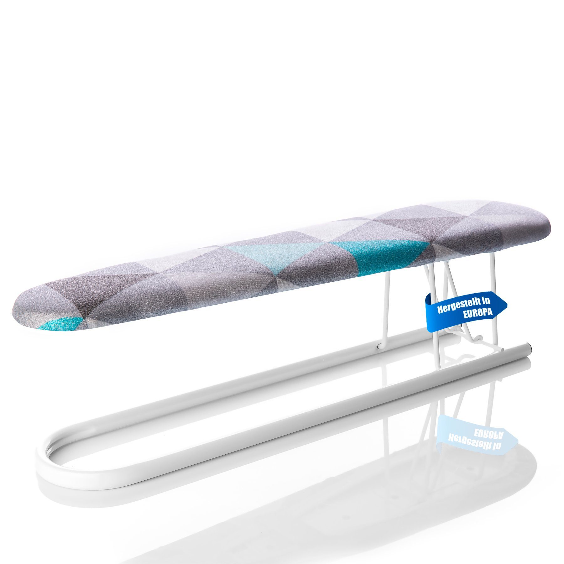 BigDean Ärmelbrett Ärmelbügelbrett Bügelbrett klappbar extra stabil, Bügelfläche 52x10 cm, Geeignet für Dampfbügeleisen