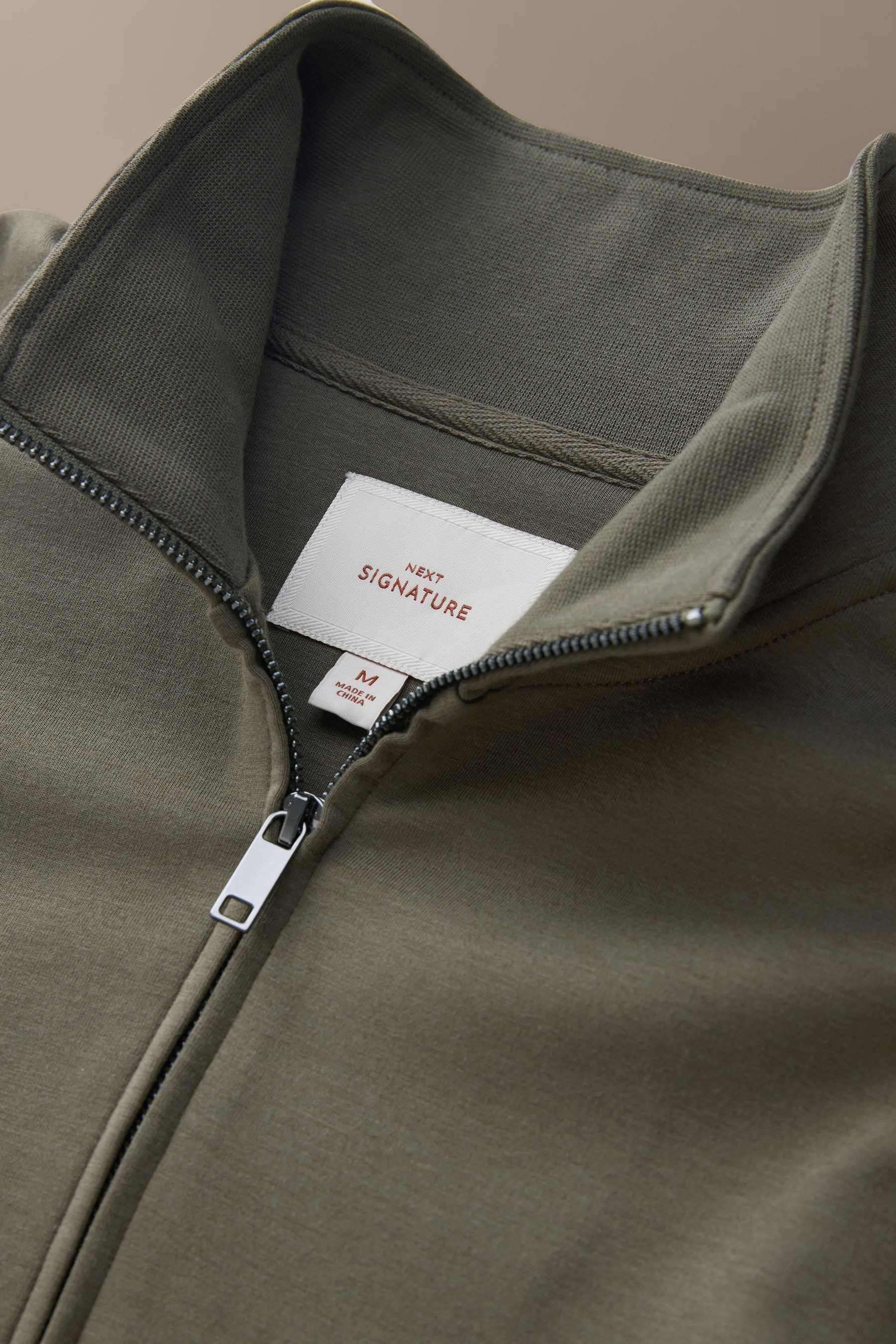 Next Sweater Signature Modal-Sweatshirt mit durchgehendem RV (1-tlg)