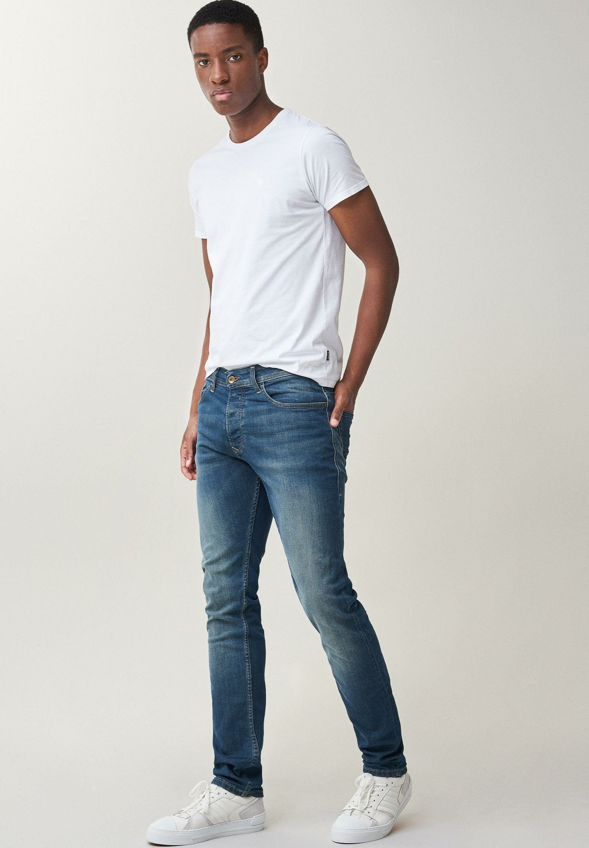 Herren Jeans Salsa Slim-fit-Jeans REGULAR Jeans, Regular, slim, uni, denim