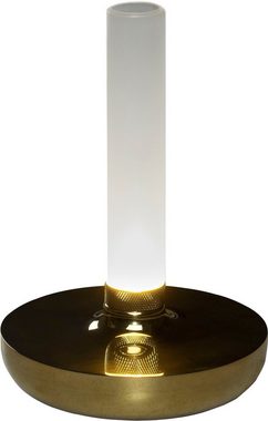 KONSTSMIDE LED Tischleuchte Biarritz, LED fest integriert, Warmweiß, Biarritz USB-Tischl. gold, 1800/2700/4000K, dimmbar