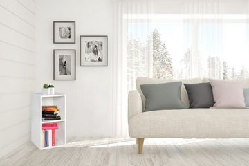 KADIMA DESIGN Standregal Regal CERVINO - Modernes Möbelstück mit 2 Regalfächern