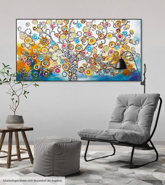 KUNSTLOFT Gemälde Oracle of Insights 120x60 cm, Leinwandbild 100% HANDGEMALT Wandbild Wohnzimmer